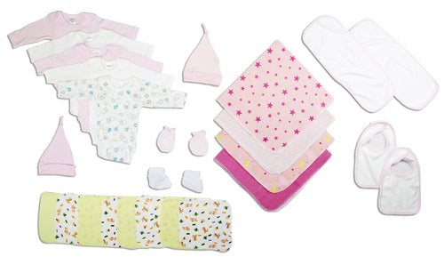 Newborn Baby Girls 21 Pc Layette Baby Shower Gift