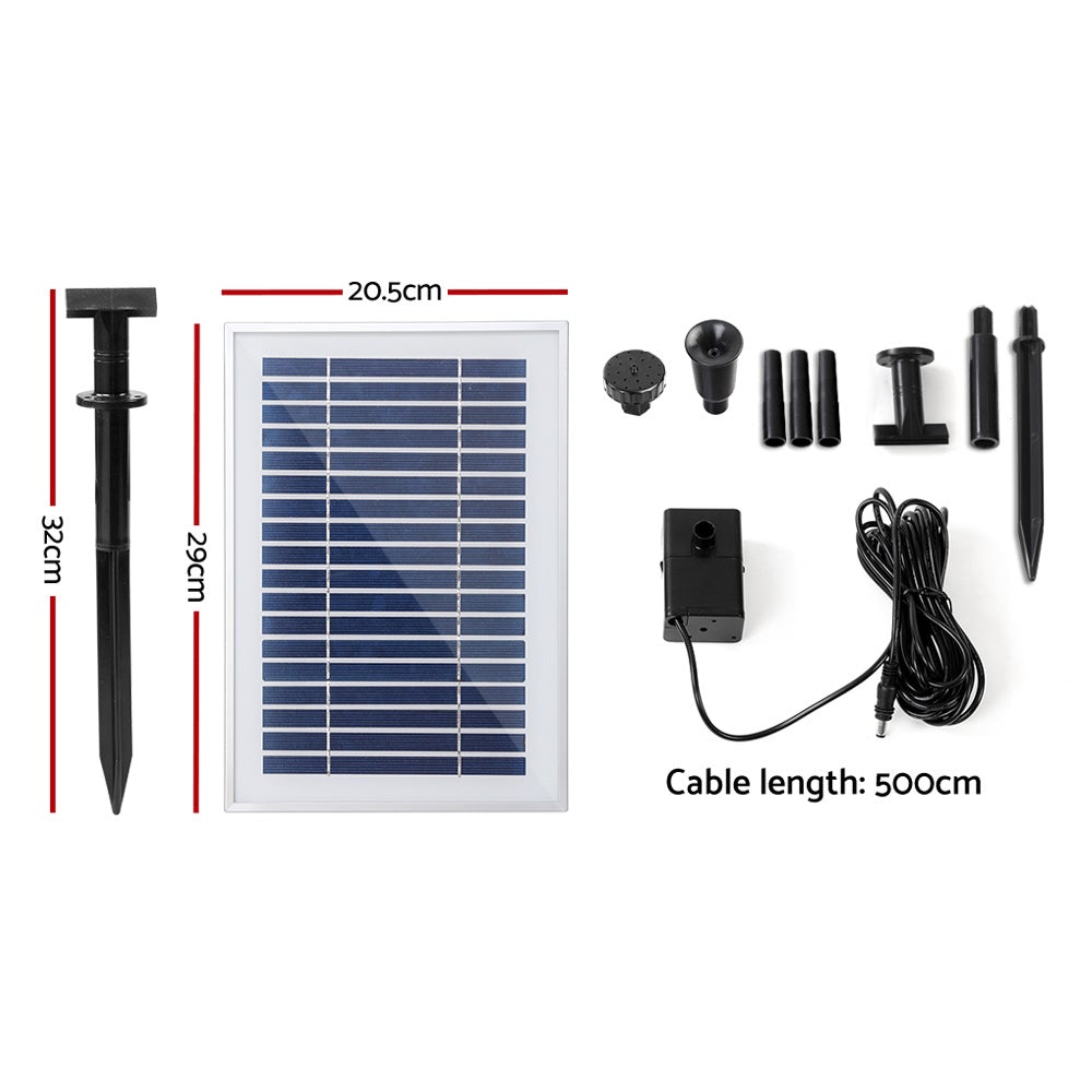 Gardeon Solar Pond Pump Powered Water Outdoor Submersible Fountains