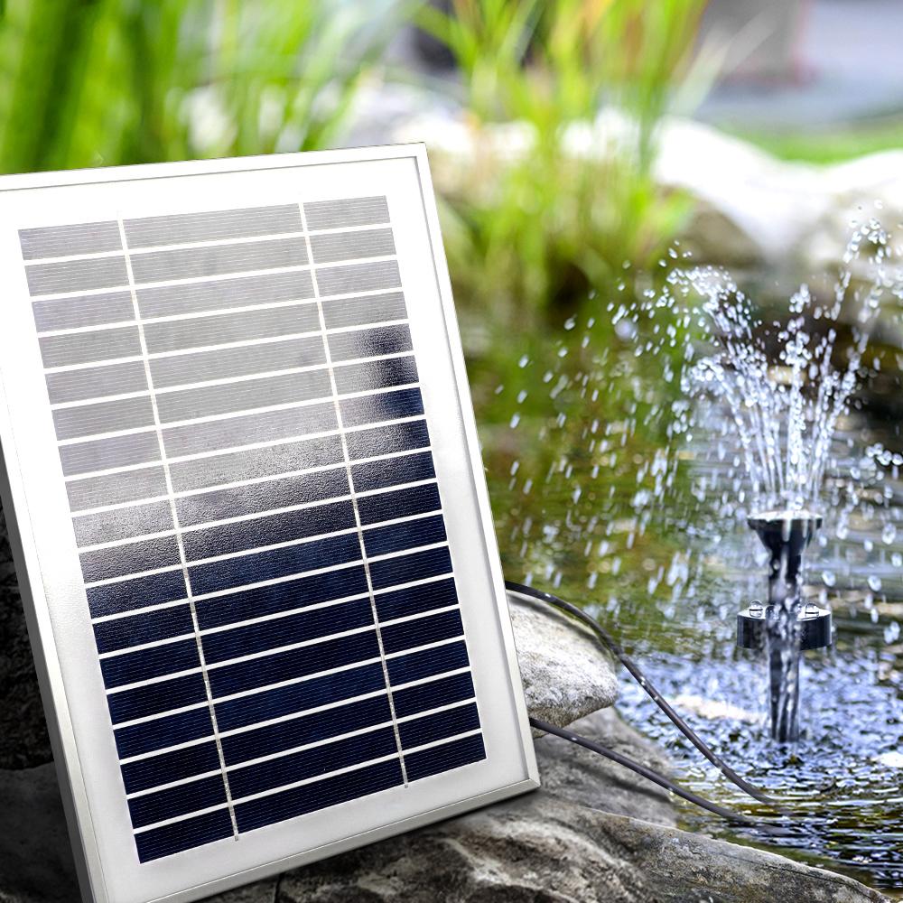 Gardeon Solar Pond Pump Submersible Water Fountain with Battery Kit