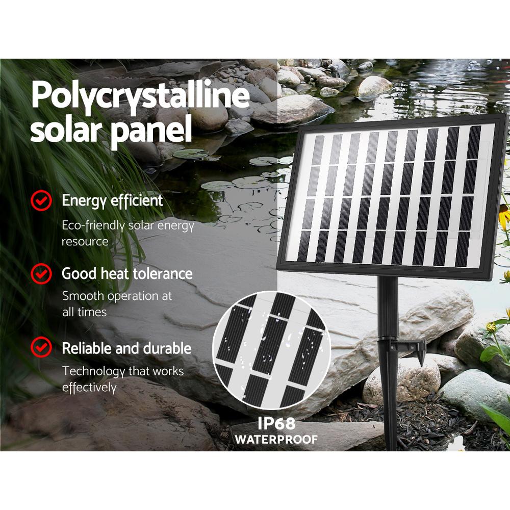 Solar Pond Pump Outdoor Garden Submersible Water Pumps with Battery