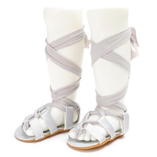 High Gladiator Sandals Summer pu Leather Hard