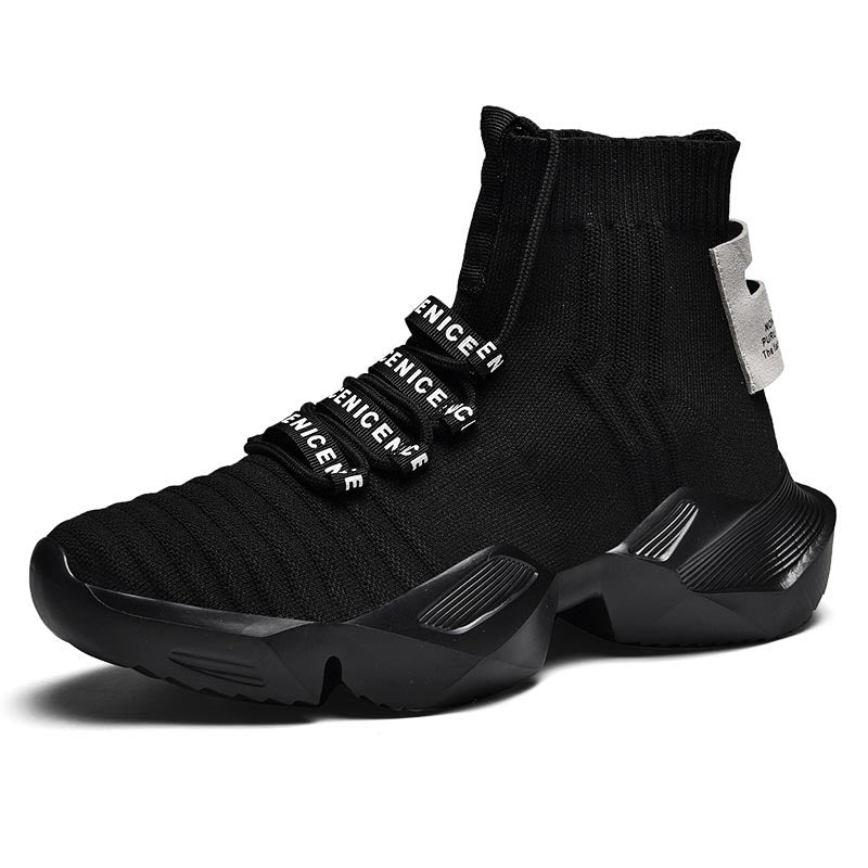 Sport Shoes Men Running Socks Sneakers | Run High Sock Sneakers Men -