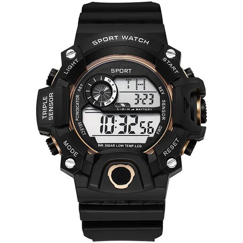 Fashion Men's Watch Sports Electronic Wristwatch Large dial