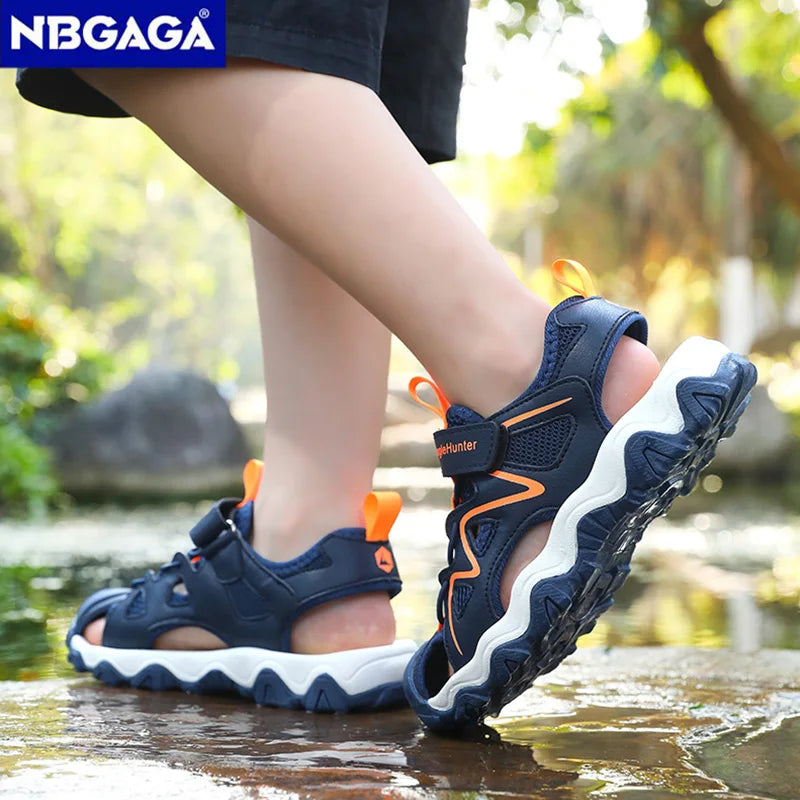 Kids Sports Sandals Closed Toe Summer Outdoor Water Shoes for Boys