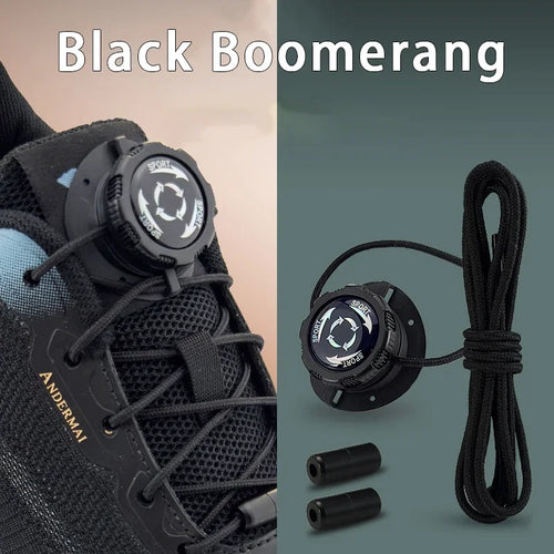 6pcs Set/1 Pair No-Tie Shoe Locks - Rotating Buckles for Sports and