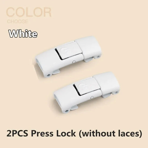 2024 No Tie Shoe Laces Press Lock Shoelaces Without Ties Elastic Laces