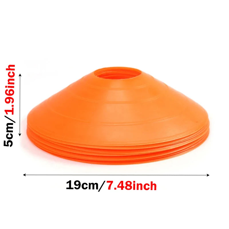 10/20Pcs Soccer Disc Cone Set Football Agility Training Saucer Cones