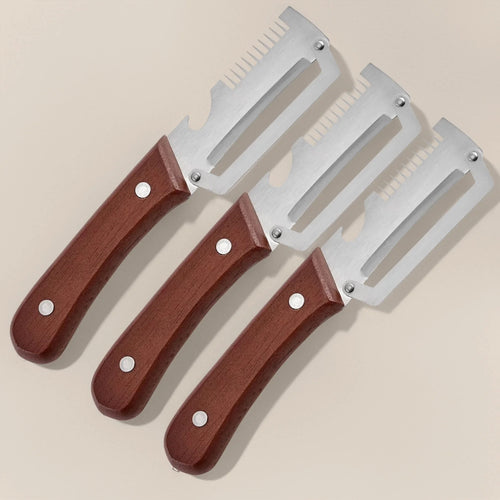 2Pcs Multifunctional Stainless Steel Vegetable Peeler, 2-in-1 Kitchen