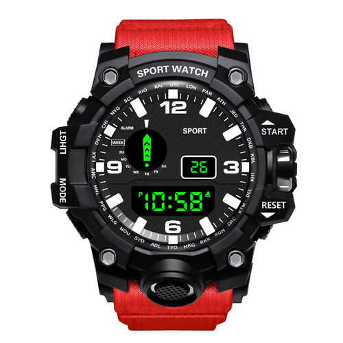 Fashion Men's Watch Sports Electronic Wristwatch Large dial