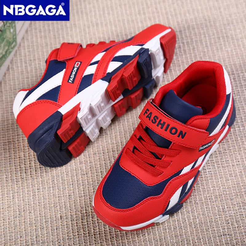 Kids Fashion Sneakers Outdoor Sport Boys Tennis  Comfort Leather