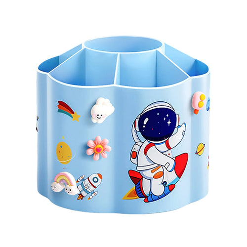 Rotating Pen Holder Desk Organizers Large Capacity Pen Storage Box