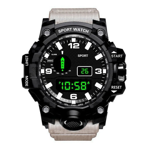 Fashion Men's Watch Sports Electronic Wristwatch Large dial