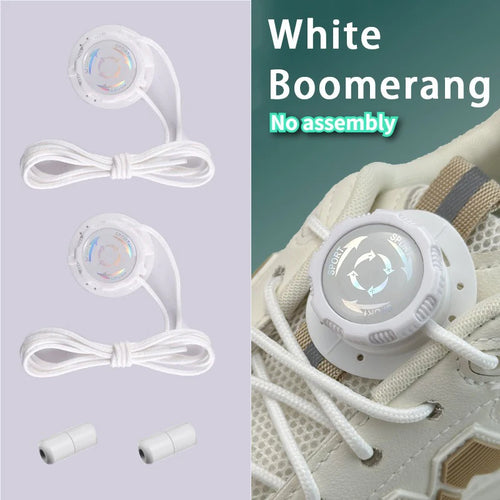 6pcs Set/1 Pair No-Tie Shoe Locks - Rotating Buckles for Sports and