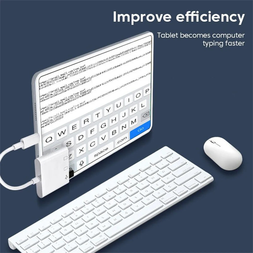 3 in 1 USB Converter Multi Port HUB Adapter TF CF SD Memory Card