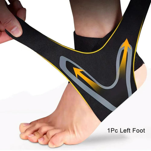 1 Pc Ankle Brace Support Compression Sleeve Breathable Running Foot