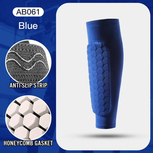 1Pcs Football Shin Guard Socks Sleeves with Foam,Calf Compression