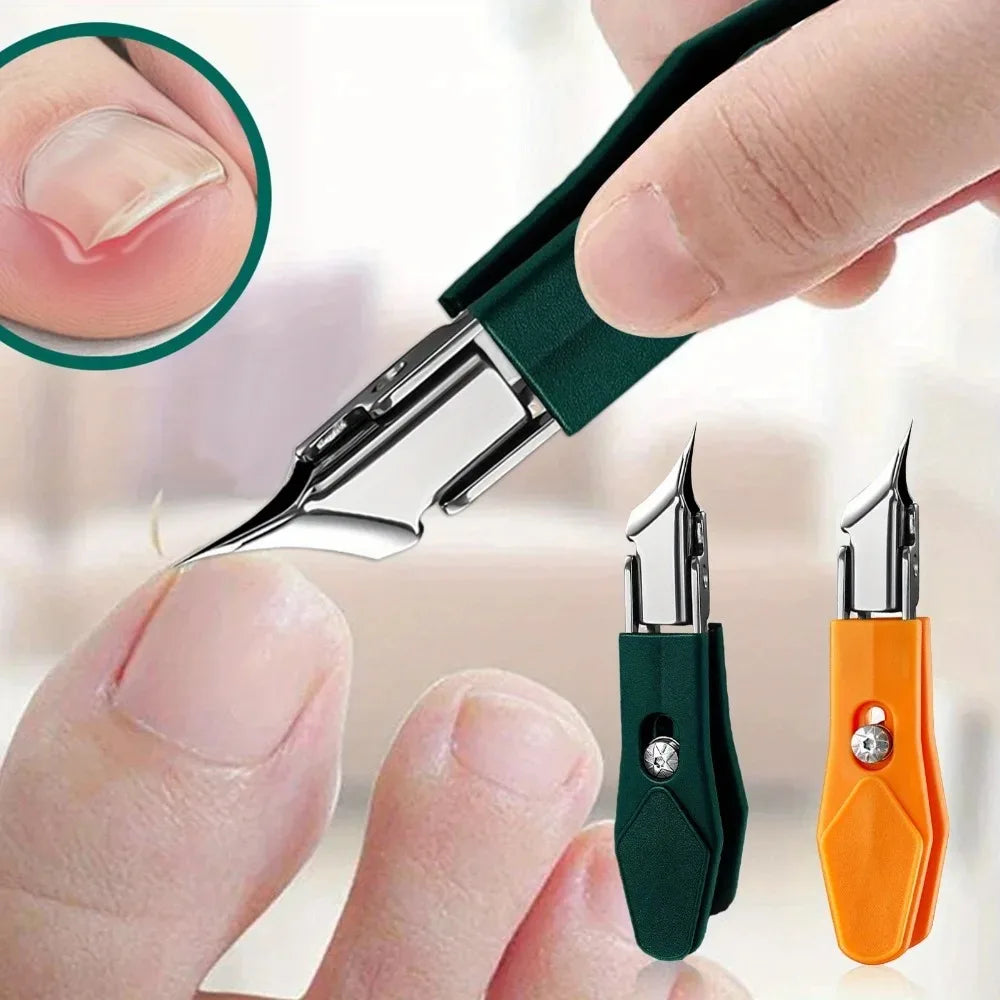 25° Slant Edge Nail Clipper Wide Opening Stainless Steel Professional