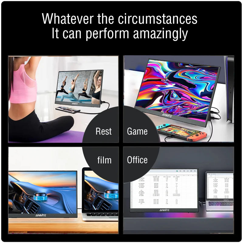 14 Inch Portable  Touch Monitor Non-touch optional 16:10 400cd/m2