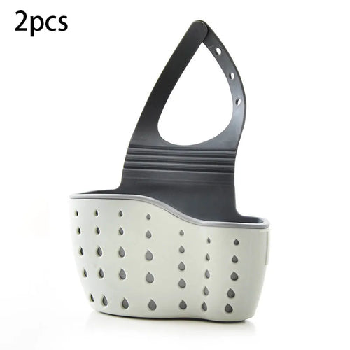 Sink Draining Hanging Basket Adjustable Kitchen Accessories Rubber