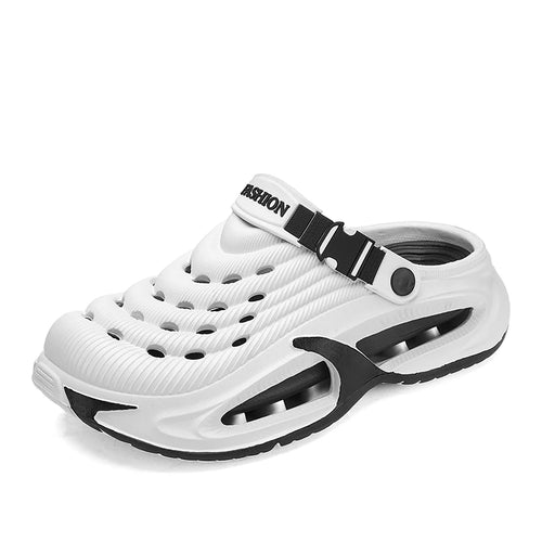 Men's Summer Outdoor Sports Toe-Toe Slippers, Thick-Soled Sandals for