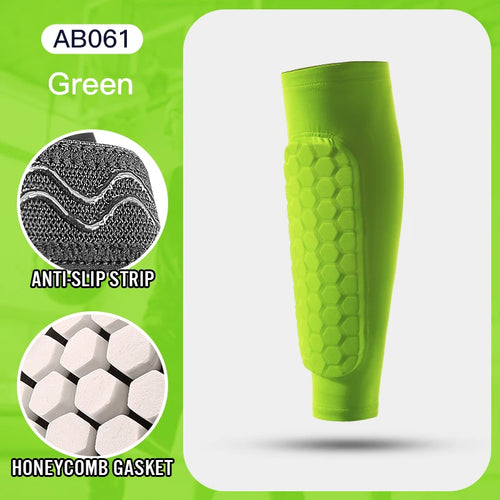 1Pcs Football Shin Guard Socks Sleeves with Foam,Calf Compression