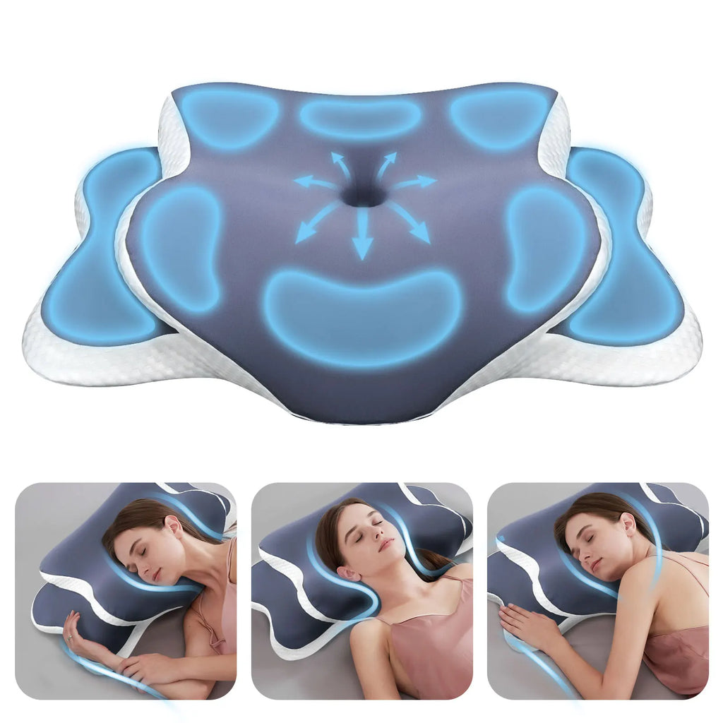 Memory Foam Pillow Cervical Pillow Neck Pain Relief Contour Ergonomic
