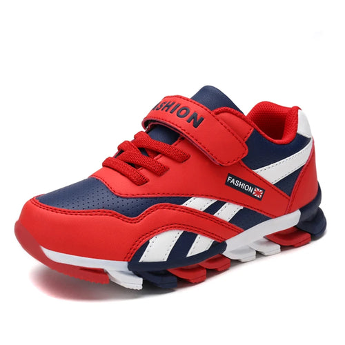 Kids Fashion Sneakers Outdoor Sport Boys Tennis  Comfort Leather
