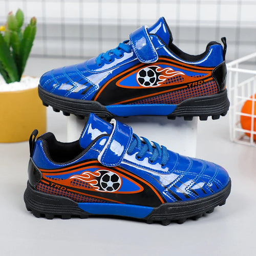 Casual Cool Soccer Shoes For Boys Lightweight Non-slip Football Shoes