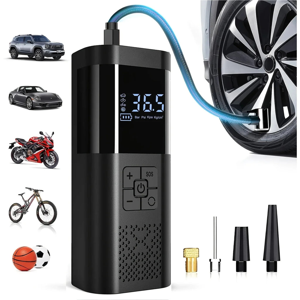 Portable Car Air Compressor 3X Faster 150PSI Cordless Tire Inflator