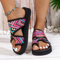 Summer Women Slippers Fashion Platform Sandals Open Toe Slip on