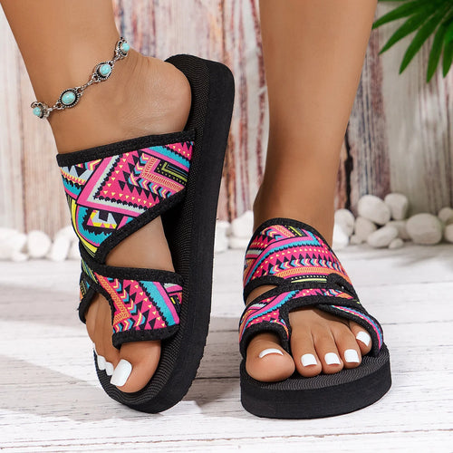 Summer Women Slippers Fashion Platform Sandals Open Toe Slip on