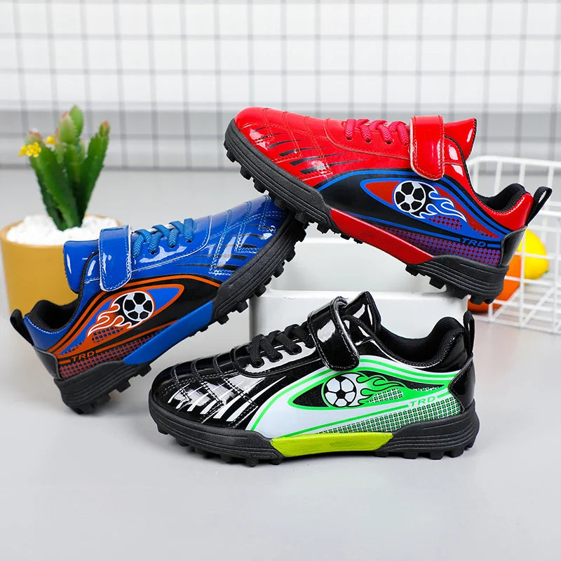 Casual Cool Soccer Shoes For Boys Lightweight Non-slip Football Shoes