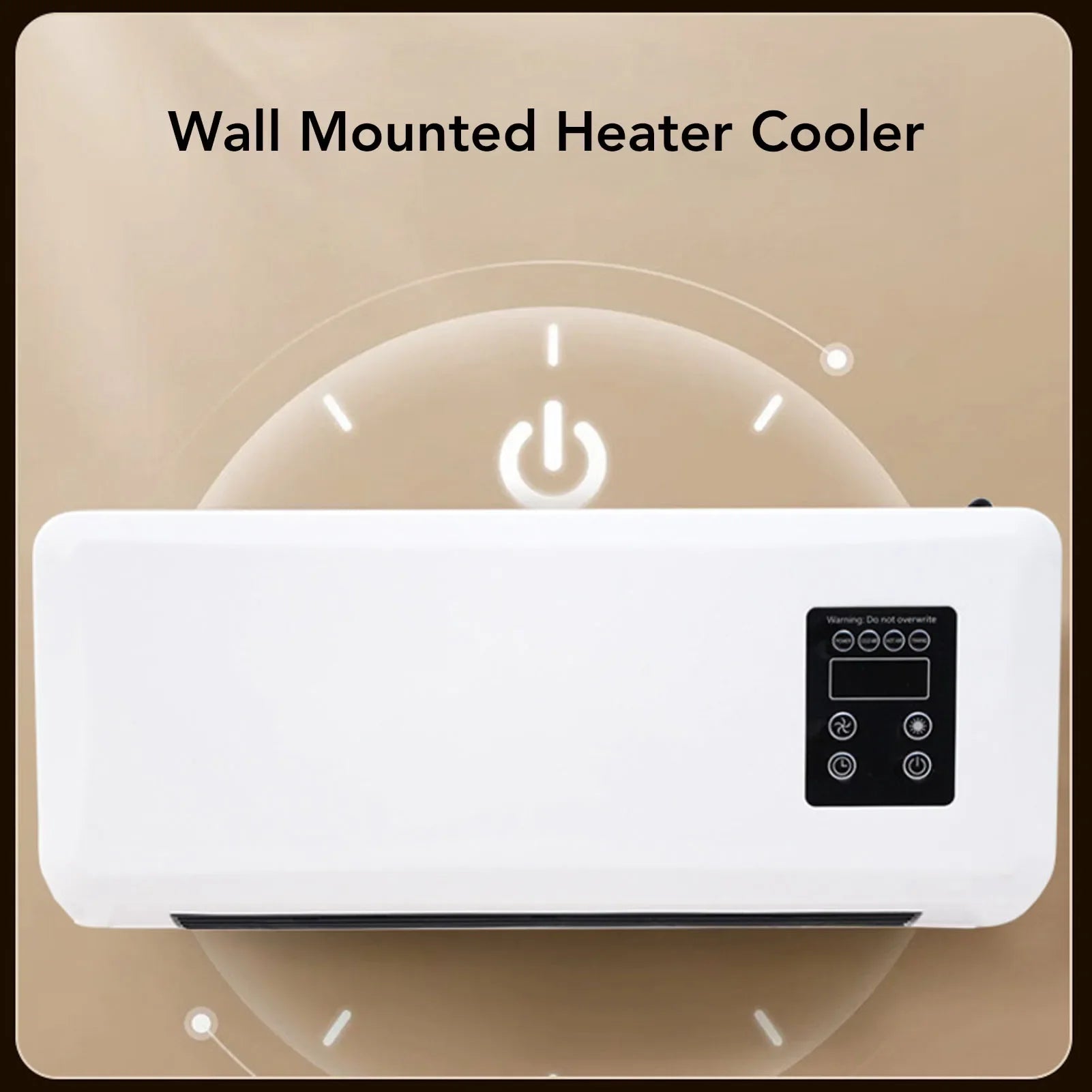 Simple Air Conditioner Fan Space Saving Versatile Portable Wall