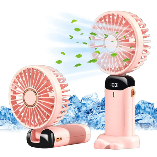 Electric Fan Portable Air Conditioner Mini Cooler Rechargeable Neck