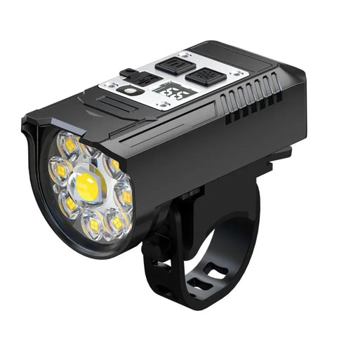 9 LED Bicycle Headlight USB Rechargeable Bike Lamp Super Bright