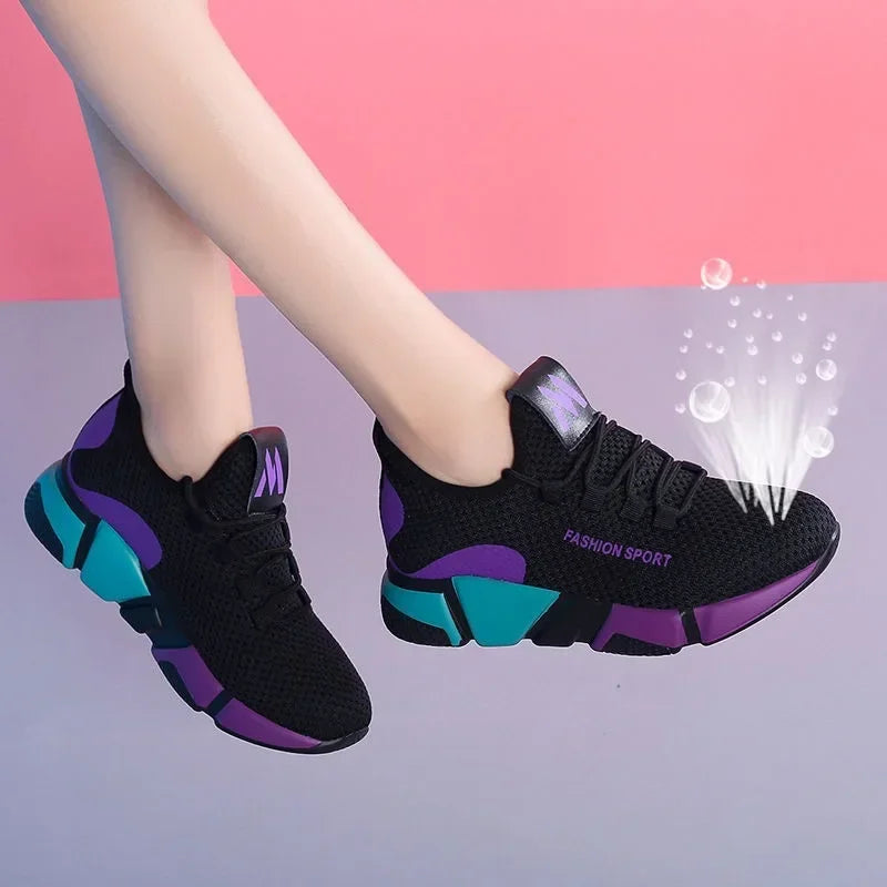 Tenis Feminino 2026 Women's Vulcanize Shoes Outdoor Breathable Air