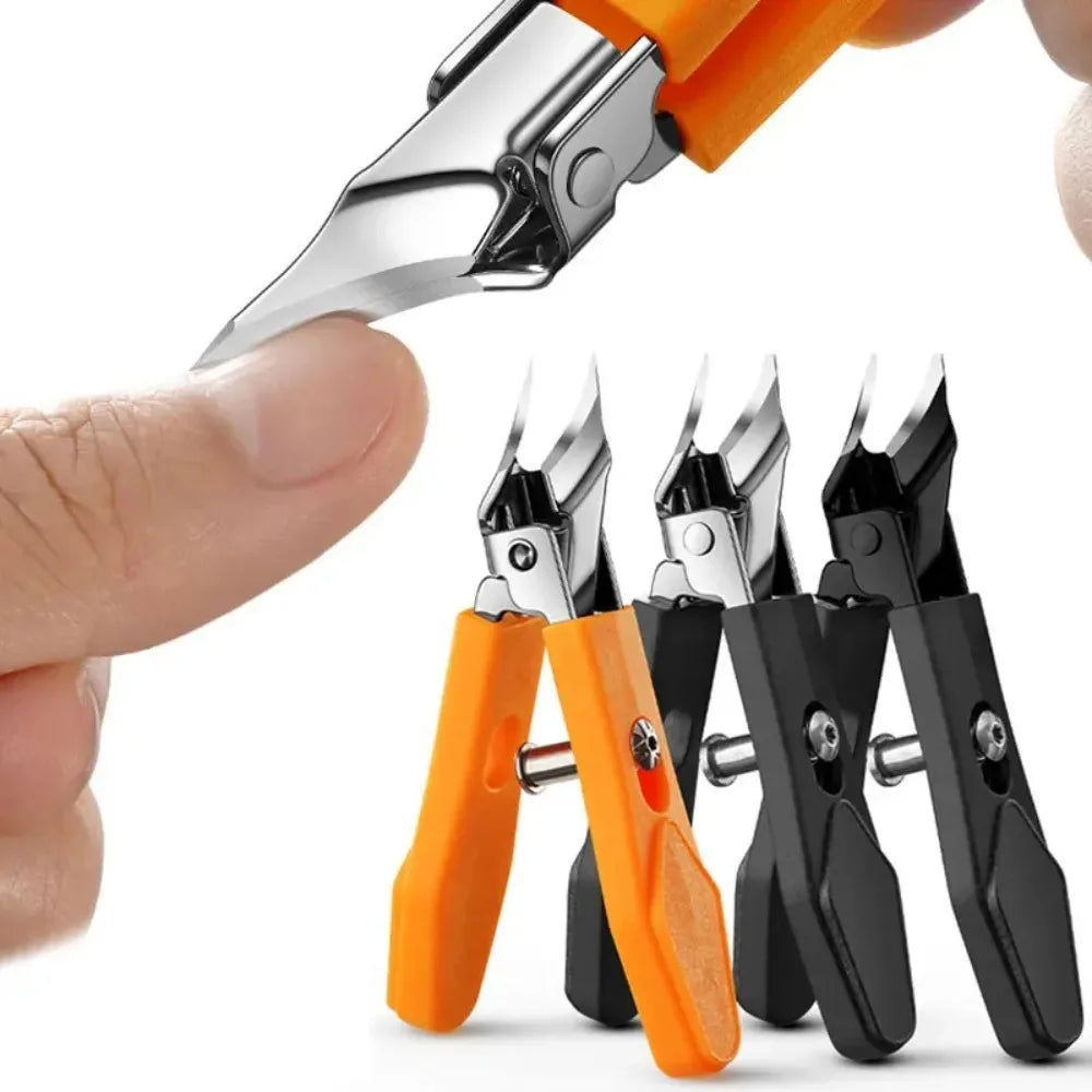 25° Slant Edge Nail Clipper Wide Opening Stainless Steel Professional