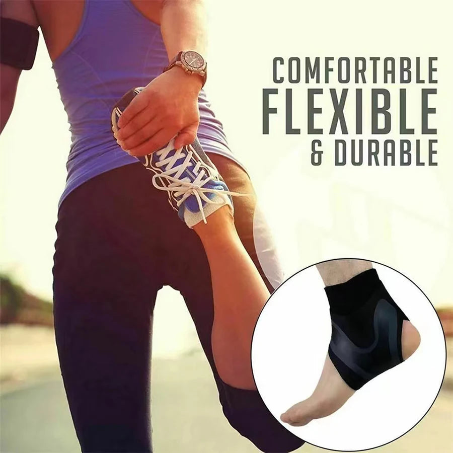 1 Pc Ankle Brace Support Compression Sleeve Breathable Running Foot