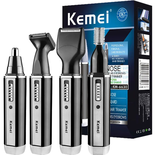 4in1 Rechargeable Nose Trimmer Beard Trimmer for Men Ear Eyebrow Nose
