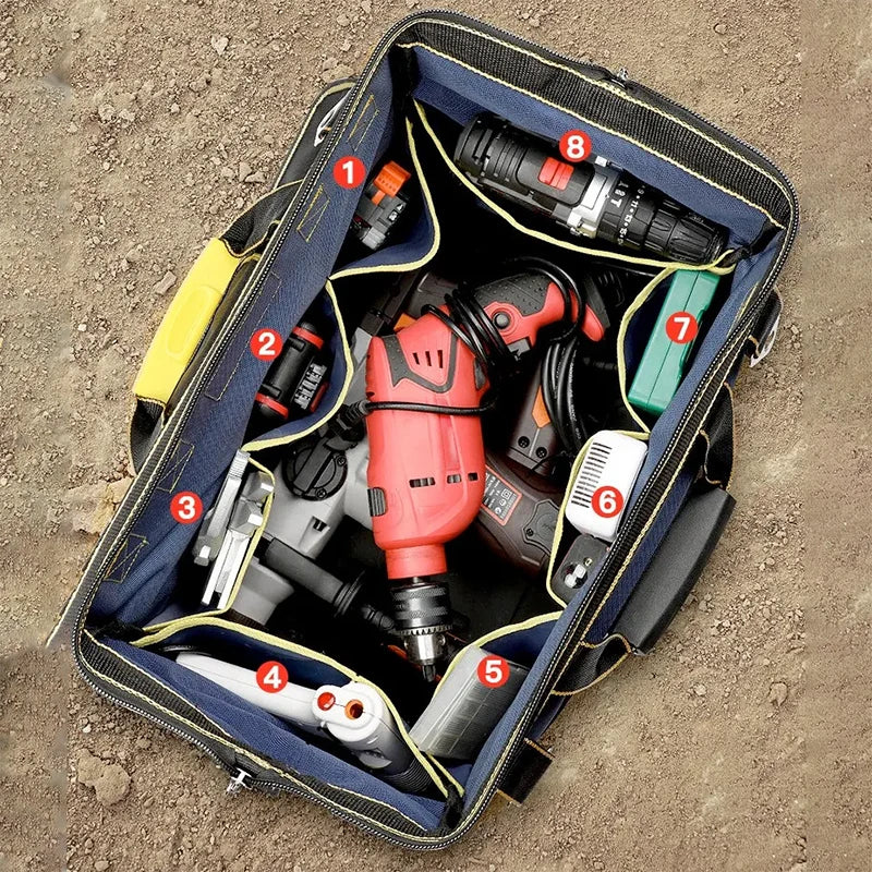 Multifunctional 13-23inch Tool Bag Thicken big Capacity Waterproofed