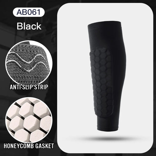 1Pcs Football Shin Guard Socks Sleeves with Foam,Calf Compression