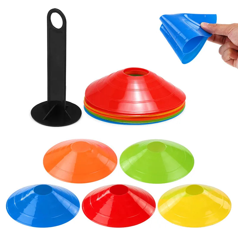10/20Pcs Soccer Disc Cone Set Football Agility Training Saucer Cones