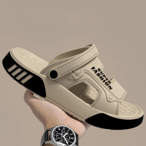 Men Slippers Summer EVA Soft-soled Platform Slides Sandals Indoor