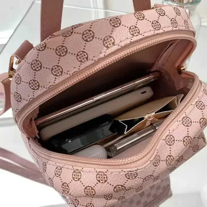 Fashion Women Backpack Small School Bags Mini Crossbody Handbag