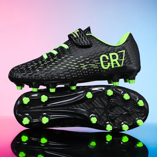 New Men Kids Football Boots Grass Boys Professional Non-Slip