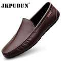 Genuine Leather Men Casual Shoes Luxury Brand Mens Loafers Moccasins