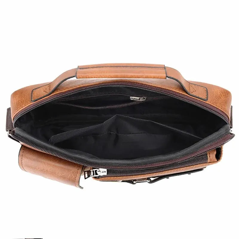 PU Shoulder Bag Men's Handbag Men's Casual Bag Business Bag Large
