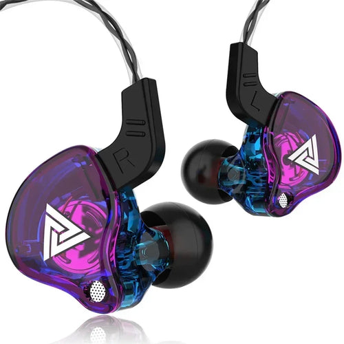 3.5MM Headset Music Earbuds In Ear With Mic Original QKZ AK6 Copper