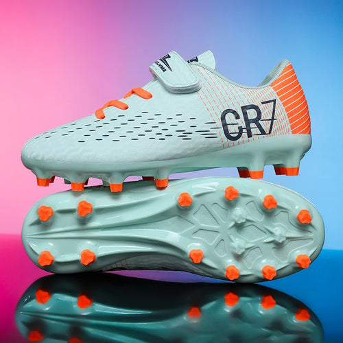 New Men Kids Football Boots Grass Boys Professional Non-Slip