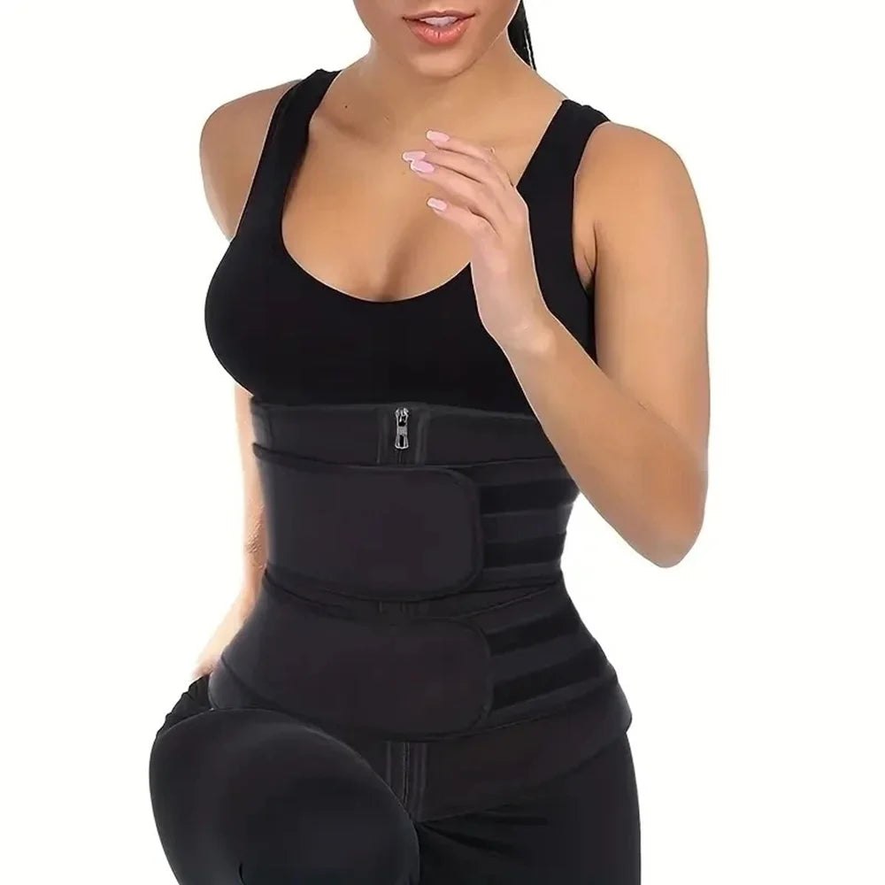 1pc Waist Trainer Slimming Body Shaper Fitness Belt Weight Loss Fat